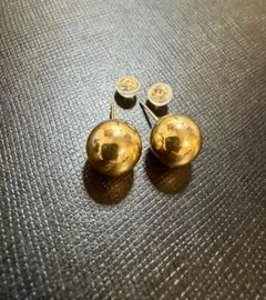 新品 K18 10mm ボールピアス 1.5g K18刻印あり - メルカリ