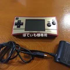 【ぽてぃも様専用】ゲームボーイミクロ　ファミコンカラー(充電器付属)＆ポケモンサ