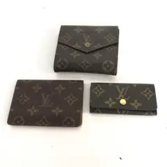 LOUIS VUITTON ルイヴィトン 財布 小物 3点セット モノグラム