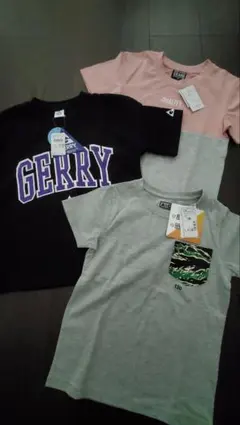 【新品タグ付き】130サイズ Tシャツ 3枚おまとめ