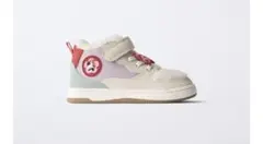 ZARA ベビー 新品 ミニーちゃんフェイクシープスキンシューズ 17.0cm