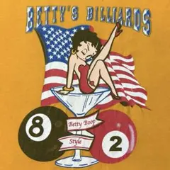 90s vintage usa製 ベティちゃん Tシャツ ビリヤード