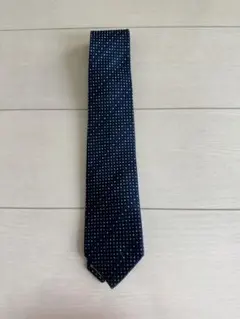 ポール・スミス ネイビー ドット柄 ネクタイ シルク100%