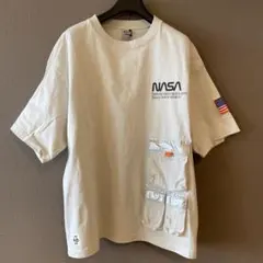 CHUMS NASA Space Pocket Tシャツ　チャムス NASA L