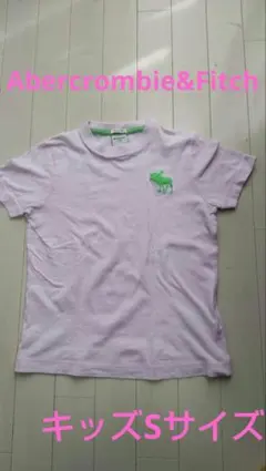 Abercrombie&Fitch Tシャツ キッズ Sサイズ ライトピンク