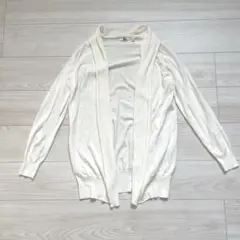 UNIQLO ユニクロ UVカットストールカーディガン オフホワイト サイズL