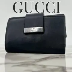 GUCCI グッチ 6連 キーケース レザー ブラック メンズ レディース