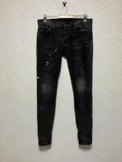 プ*ル様 mnml スキニーデニム ブラック