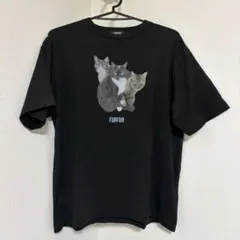 FURFUR×上國料萌衣 トリプルキャットフォトTシャツ