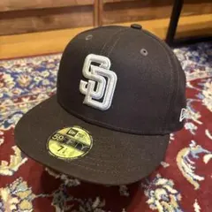 SDロゴ ブラウン 59FIFTYキャップ 7 1/8