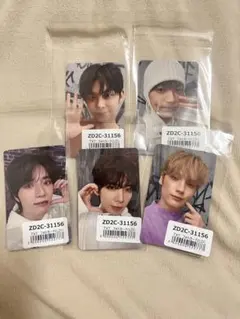 TXT CHIKAI ユニバ　ラキドロ　トレカ コンプ　5枚セット