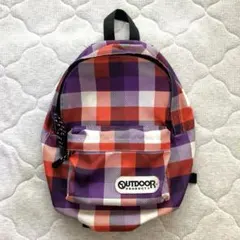 ⭐︎即日発送⭐︎ OUTDOOR PRODUCTS キッズ リュック チェック柄のサムネイル