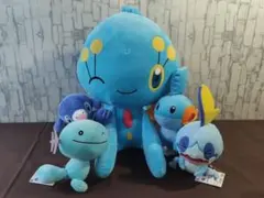 ポケットモンスターぬいぐるみ　みずタイプポケモン　5体セット　まとめ売り