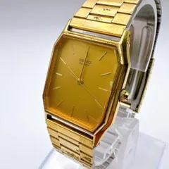 【稼働品】SEIKO セイコー クォーツ ゴールド スクエア 9021-5260