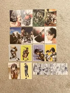 進撃の巨人 ポストカード 原作 16枚セット