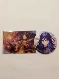 プロセカ　星乃一歌　缶バッチ＆ウエハースカード