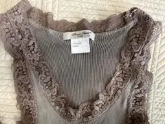 フランスで購入☆シルクのレースタンクトップ　brusefield parisのサムネイル