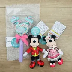 ディズニーランド　ヴァネロペ　パルパルーザ　ぬいぐるみバッジ　スティック