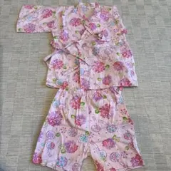花柄甚平 セット 110サイズ