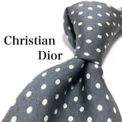 【美品】Christian Dior ネクタイ 希少 ドット シンプル 可愛いのサムネイル