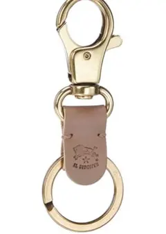 新品　イルビゾンテ　IL BISONTE キーリング　キーケース　グレー