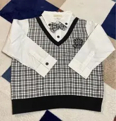 最終値下げ‼︎ HusHush【100cm】蝶ネクタイ付きフォーマルシャツ