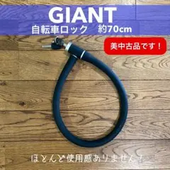 【美品！格安！】GIANT ジャイアント　極太ワイヤーロック　太目　ロックのサムネイル