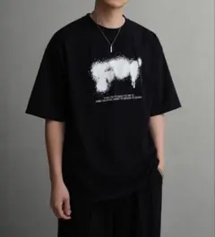 NILWAY　プリントTシャツ　Mサイズ　ブラック