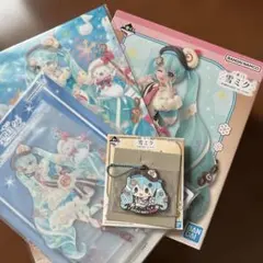 雪ミク　2026 フィギュア　ビッグアクリルスタンド他４点セット　初音ミク