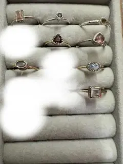 ビジュマムリング8点＋リング3点セット