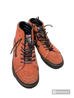 vans sk8-hi ブラウン　オレンジ　スエード