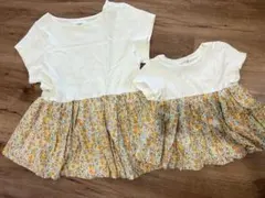 プティマイン　LIEN チュニックTシャツ リンクコーデ　2点セット