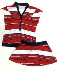 美品★フィラFILA上下セットアップテニスゴルフウェアM