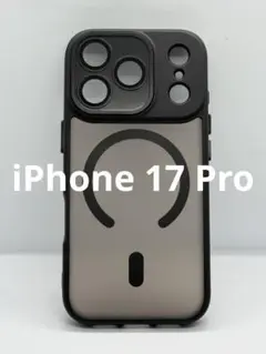iPhone17 Proブラック ケース MagSafe レンズ保護 新品