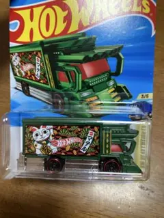 586‼️Hot Wheels RAIJIN EXPRESS 招き猫　緑　26B