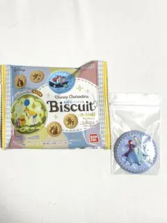 ✨匿名配送✨ ビスケット付 ディズニー 刺繍 缶バッチ 缶バッジ アナ雪 エルサ