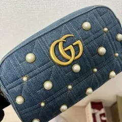 美品 ✨ GUCCI グッチ カメラバッグ 日本限定 ショルダー デニム 
