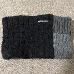 Columbia コロンビア　ニットネックウォーマー ブラック/グレー 0/S