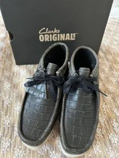 【Clark’sワラビー　レザーUK4】★週末お値下げ中！