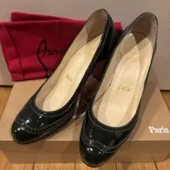 Christian Louboutin エナメル　ハイヒール　ダークグリーンのサムネイル