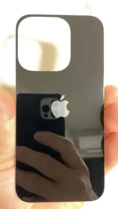 iPhone15 Pro　バックガラスフィルム 背面フィルム　ブラック色