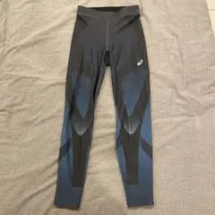 Y*i様 asics サポートタイツS ダークブルー