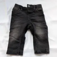 H&M ベビー デニムパンツ ブラック 68cm