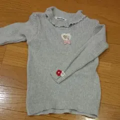 ファミリア タートルネック ニットトップス 90
