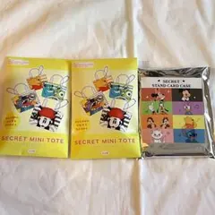 ディズニーストア　ハッピーバック　シークレットミニトート　スタンドカードケース