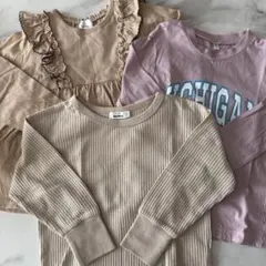 長袖Tシャツ　110センチ バースデイ ペアマノン　西松屋