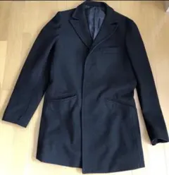 限定SALE PLSTプラステウールチェスターコート M 黒メンズ