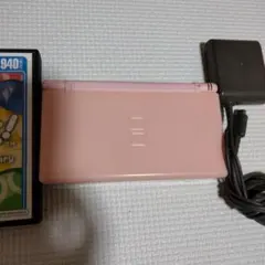 ニンテンドーDS Lite 本体 ピンク★充電器★ソフト付ジャンク