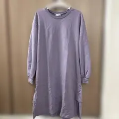 branshes ラベンダーカラー ティアードワンピース