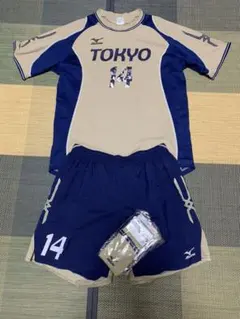 東京国体　サッカー　ユニフォーム　フルセット